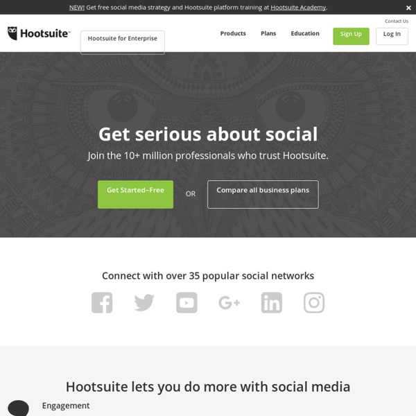 Social Media Management Dashboard - Hootsuite