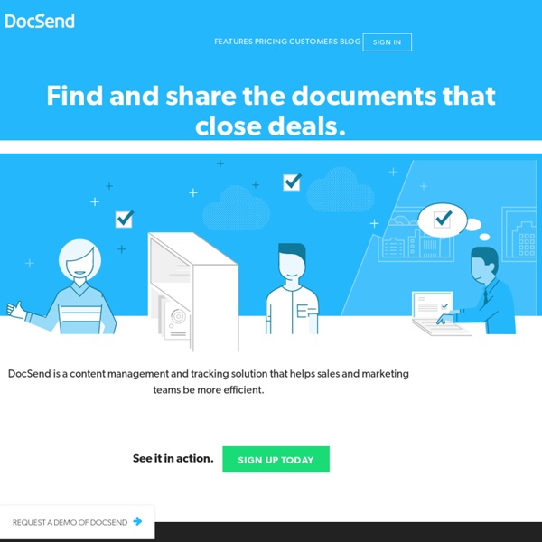 DocSend: Document Analytics & Attachment Tracking for Sales