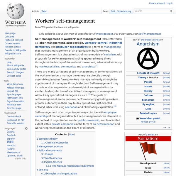 Workers' self-management