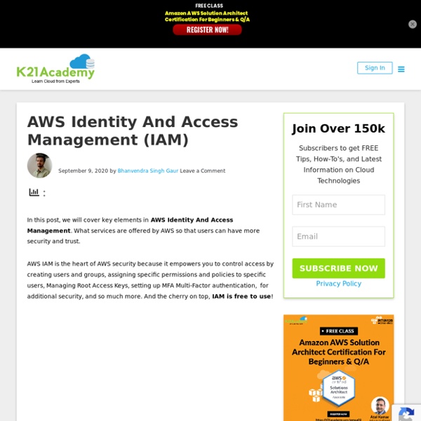 AWS Identity And Access Management Fundamentals