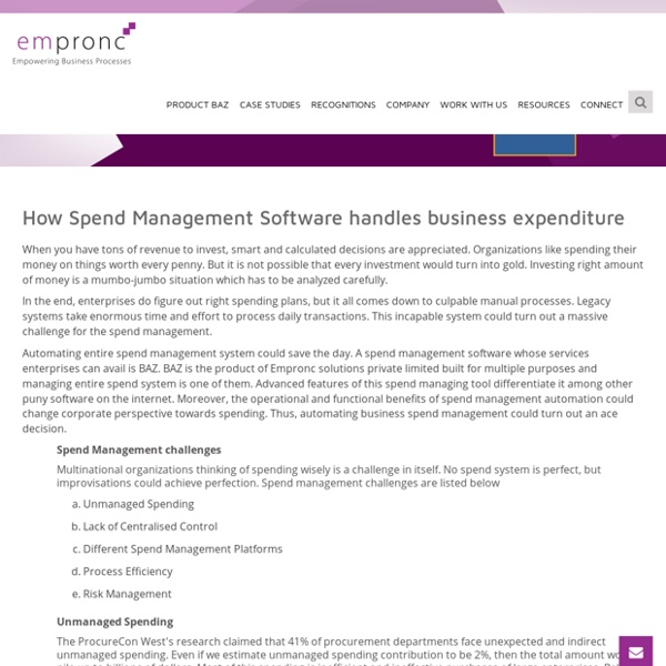 Spend Management Software