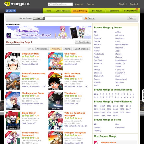 Manga Directory Page 1 - Manga Fox