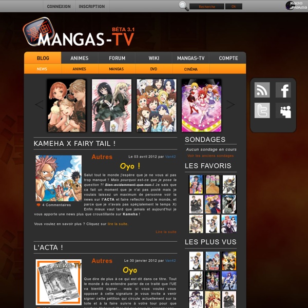Mangas-Tv: le meilleur de l'anime en Streaming