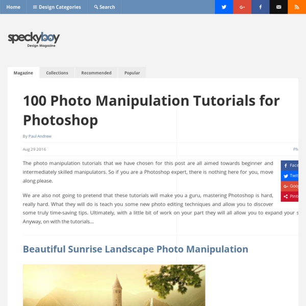 28 Incredible Photoshop Image Manipulation Techniques and Tutorials : Speckyboy Design Magazine