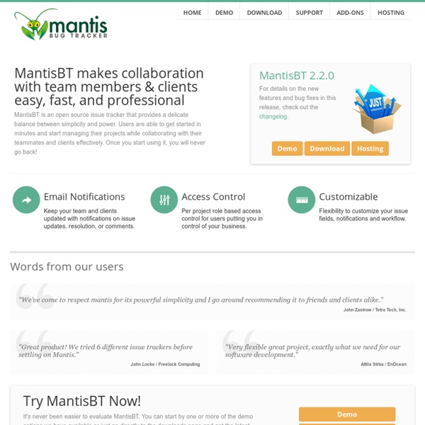 Mantis Bug Tracker