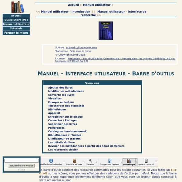 Manuel utilisateur - Les outils de calibre