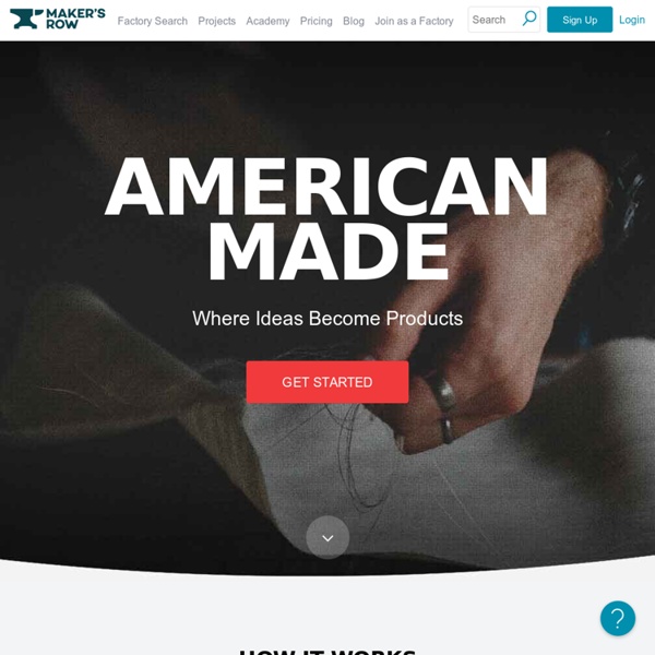 Maker’s Row - Factory Sourcing Made Easy