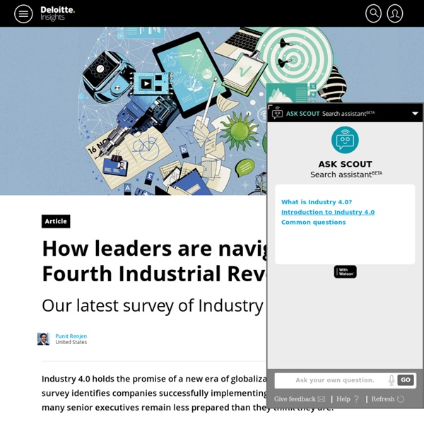 The Industry 4.0 manufacturing revolution