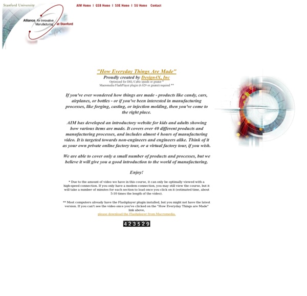 AIM Manufacturing Videos and virtual factory tours