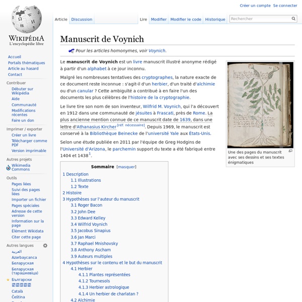 Manuscrit de Voynich