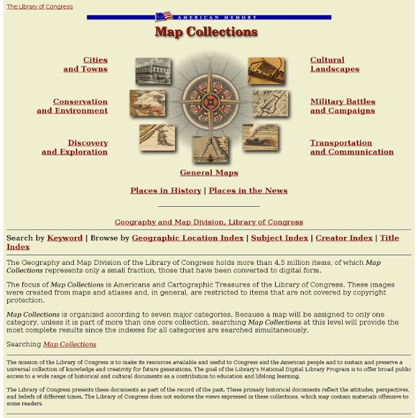 Map Collections Home Page