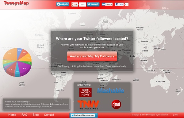 Map Your Twitter Followers
