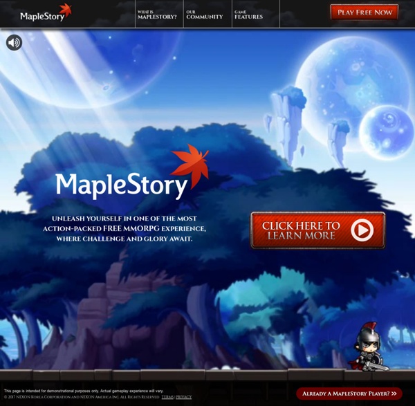 MapleStory - A Free Massively Multiplayer Online Role-playing Game