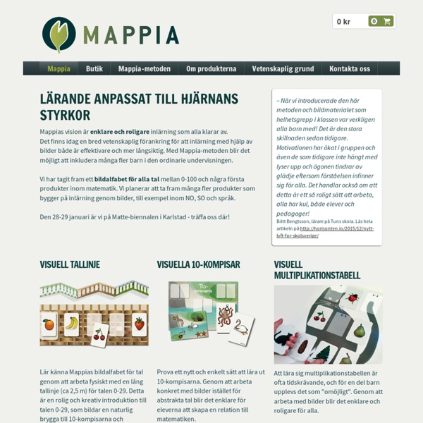 Mappia-visuella lärstrategier