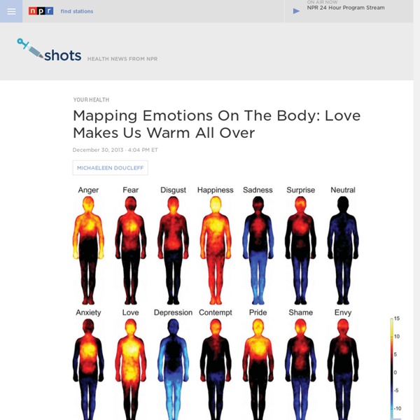 Mapping Emotions On The Body: Love Makes Us Warm All Over : Shots - Health News