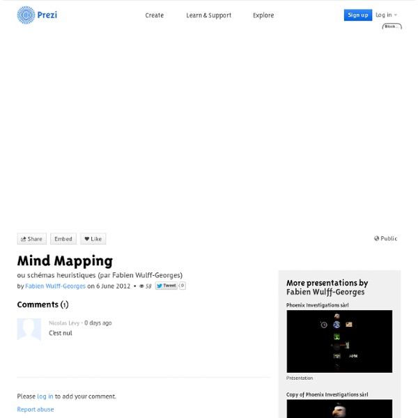 Mind Mapping by Fabien Wulff-Georges on Prezi