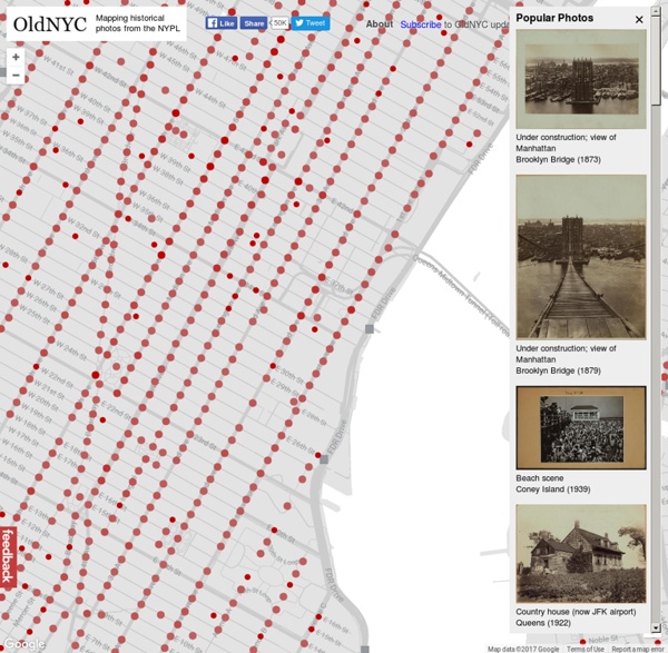 OldNYC: Mapping Historical Photographs of New York City