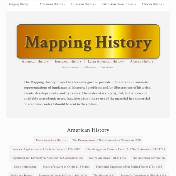 Mapping History