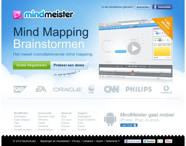 Mind Mappen en Brainstormen online - MindMeister