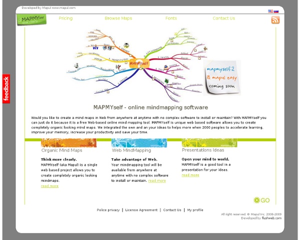 Free online mind mapping software