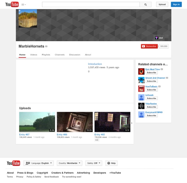 MarbleHornets's Channel