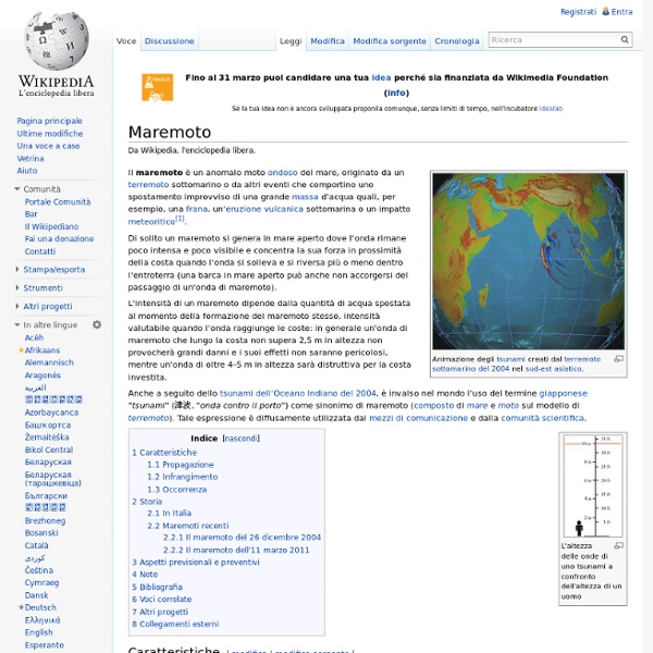 Fonte "i maremoti"