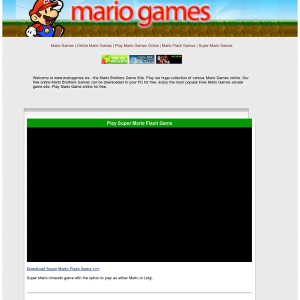 Play Mario Games Online