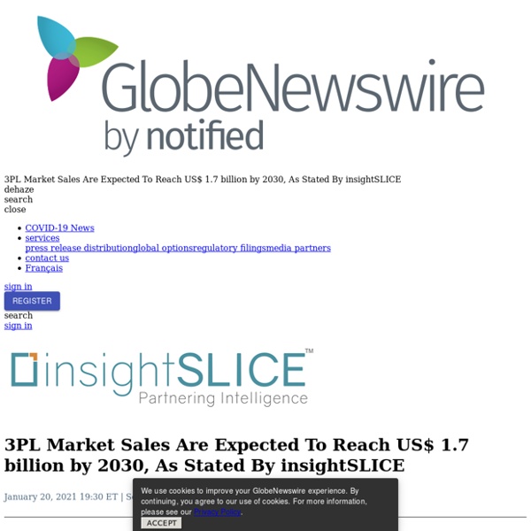 3PL Market Sales Are Expected To Reach US$ 1.7 billion by