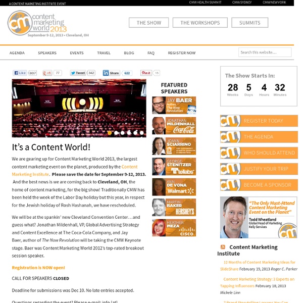 Content Marketing World 2012