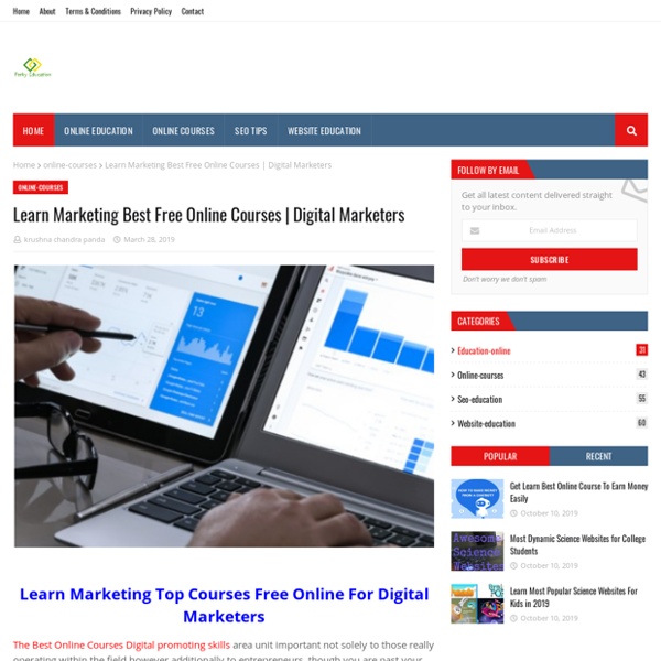 Learn Marketing Best Free Online Courses