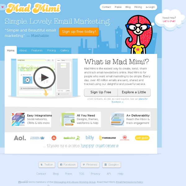 Mad Mimi Email Marketing : Create, send & track emails with Mad