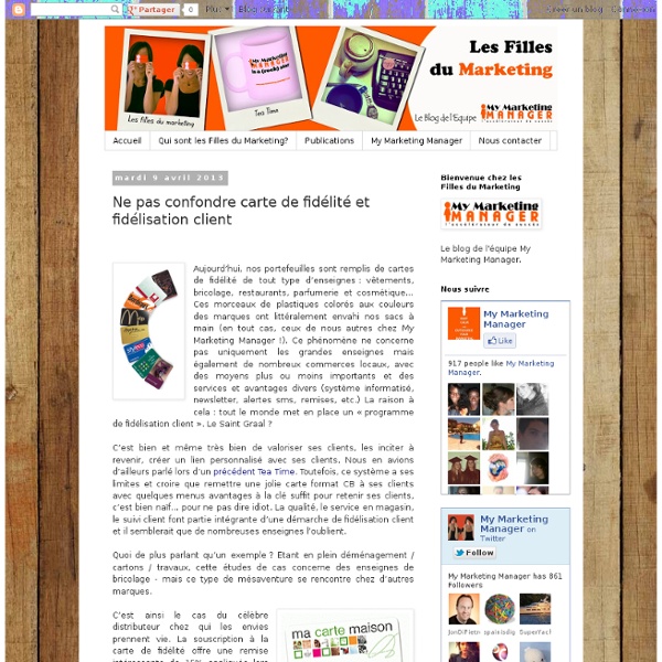Carte de fidélité et fidélisation client