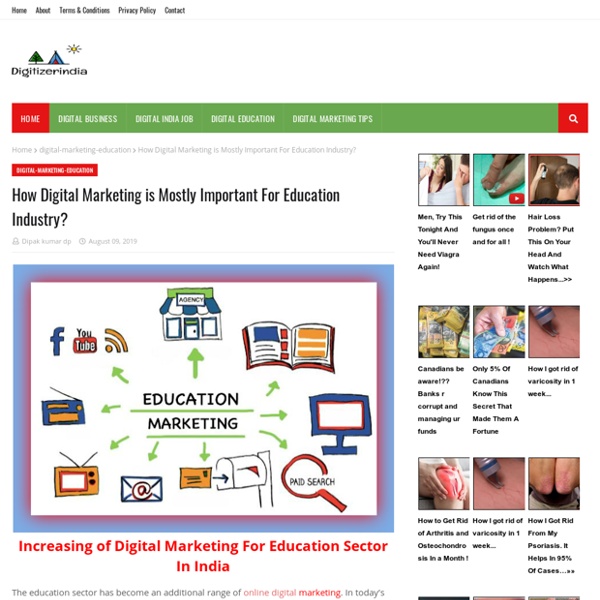 How Digital Marketing is Mostly Important For Education Industry?