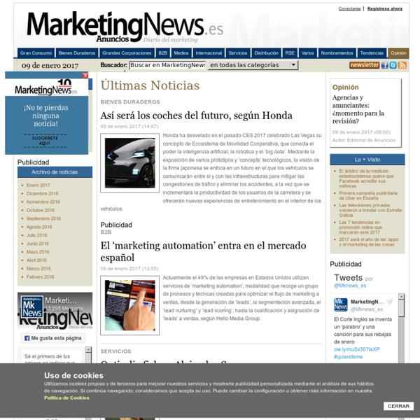 Marketing News Diario de noticias de marketing