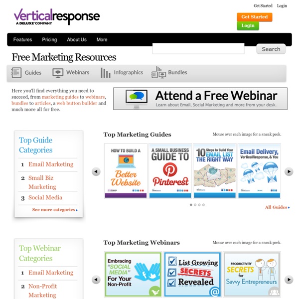 Marketing Resources: Free Marketing Guides and Tools