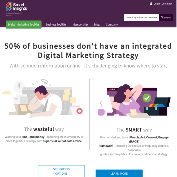 Digital marketing strategy advice - Smart Insights Digital Marketing