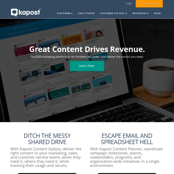 Kapost: The Content Marketing Platform