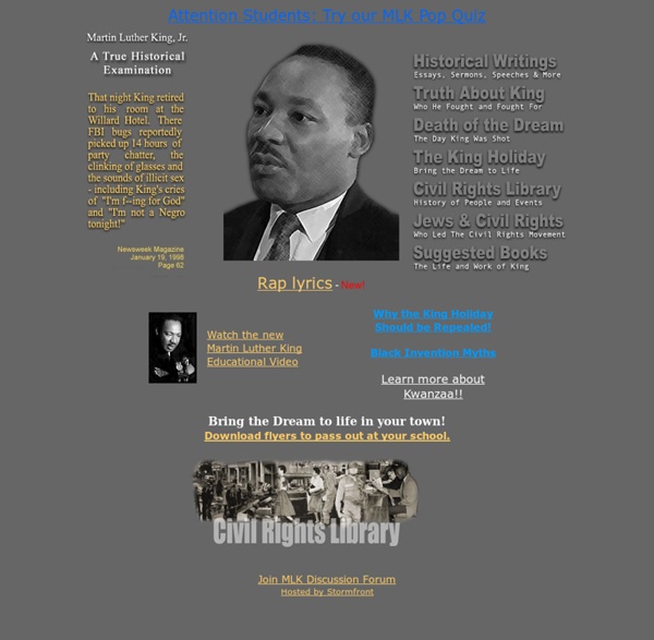 Martin Luther King Jr. - A True Historical Examination
