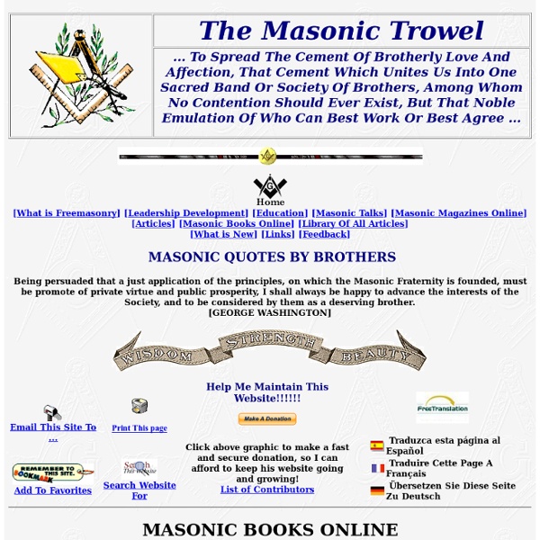 Masonic Books Online