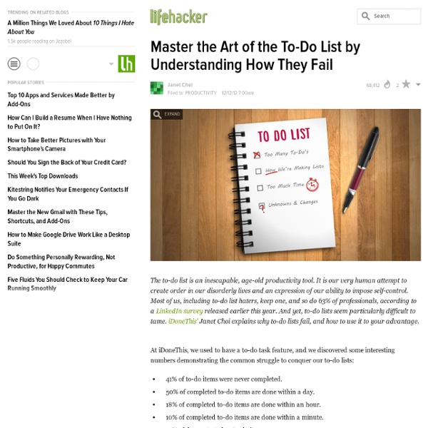 Master the Art of the To-Do List by Understanding How They Fail
