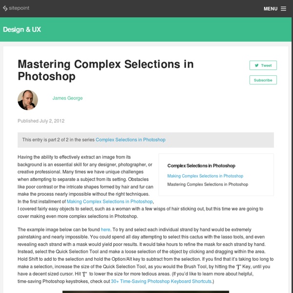 Mastering Complex Selections in Photoshop