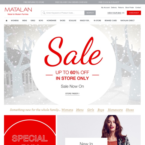 View Your Online Matalan Shopping Bag