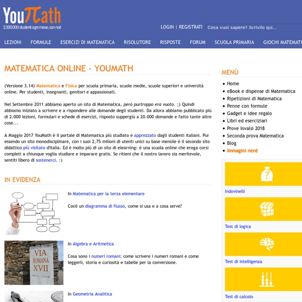 Matematica online - YouMath