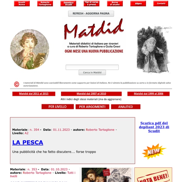 Matdid - Materiali didattici di italiano