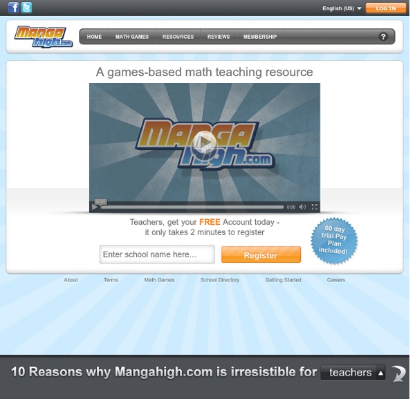Math Games - from Mangahigh.com