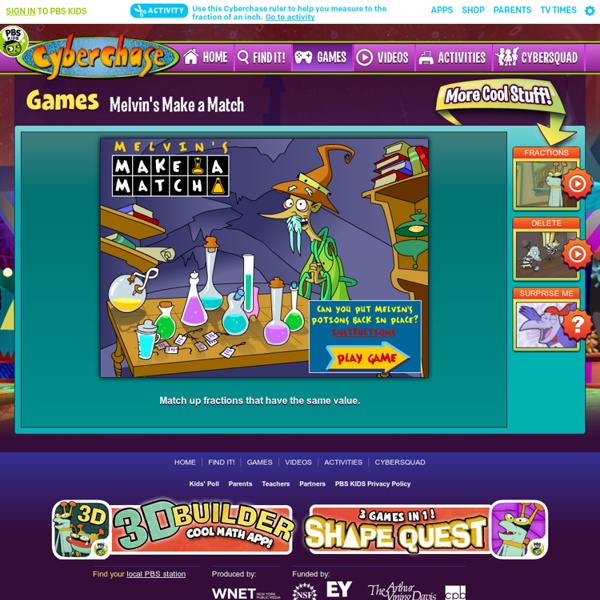 Math Games for Kids . Cyberchase Pearltrees