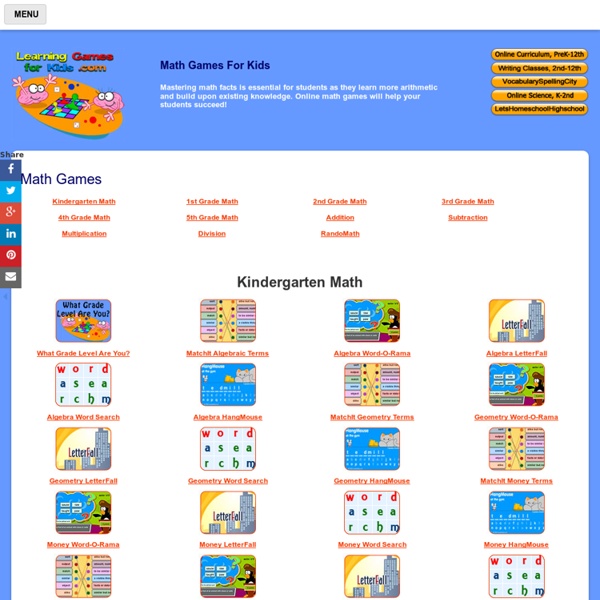 Math Learning Games For Kids