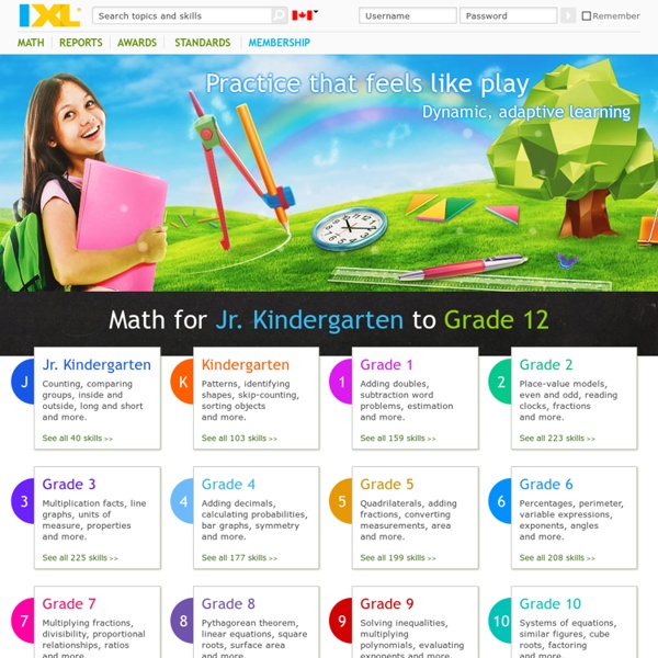 Online math practice and lessons Pearltrees