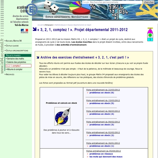 Marne - Mathématiques dans le premier degré