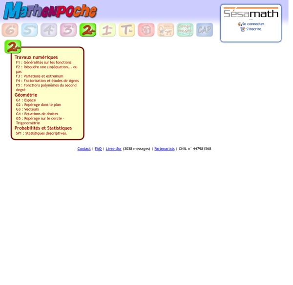 Mathenpoche - soutien scolaire en mathématiques